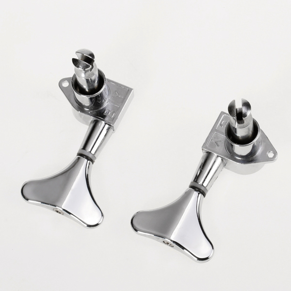 2Pairs Chrome Sealed Bass Tuning Pegs Tuners Machine Heads 2L 2R NEW