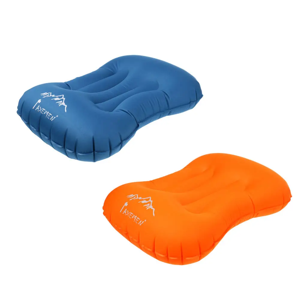 Outdoor Inflatable Air Pillow Cushion Car Head Rest Hiking Camping Travel