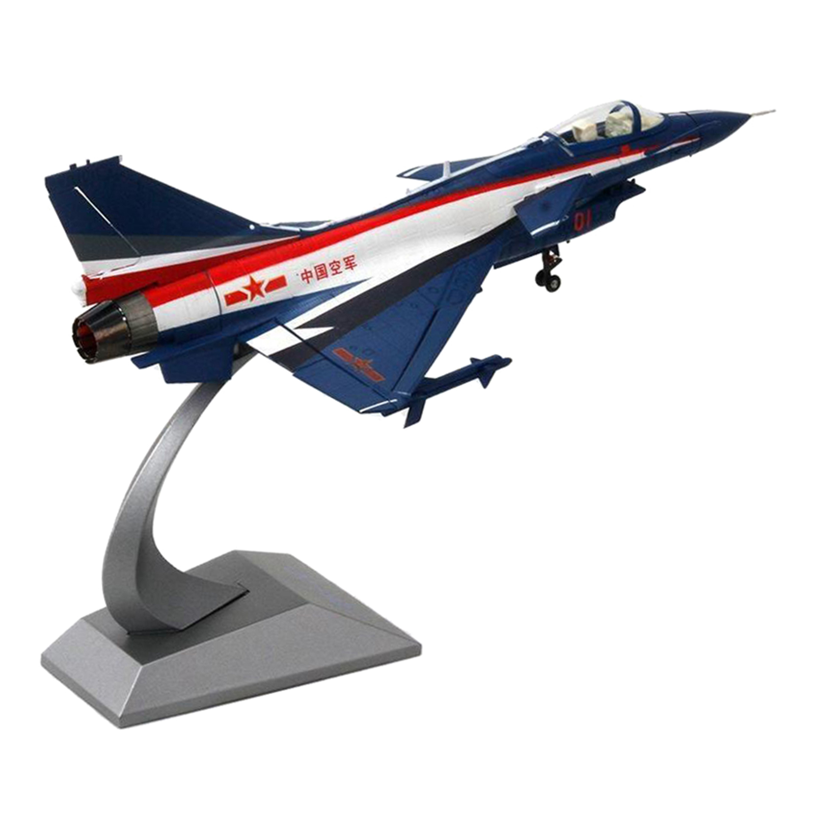 1:48 Scale Alloy F-10 Fighter Aircraft Aviation Die Cast Model with Stand Keepsake Decor Kids Toy