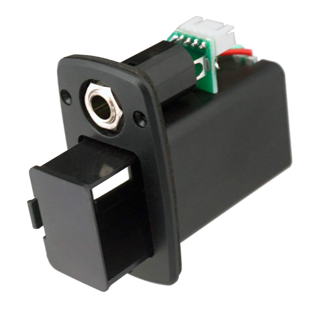 Black Replacement Battery Holder Case 9V Battery Cover for Active Pickup EQ