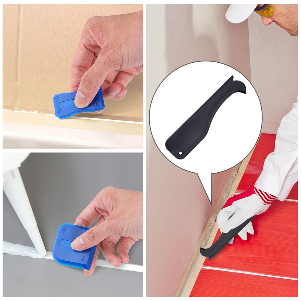 10pcs Silicone Caulking Spreader Sealant Finishing Smoothing Kit Tool Set