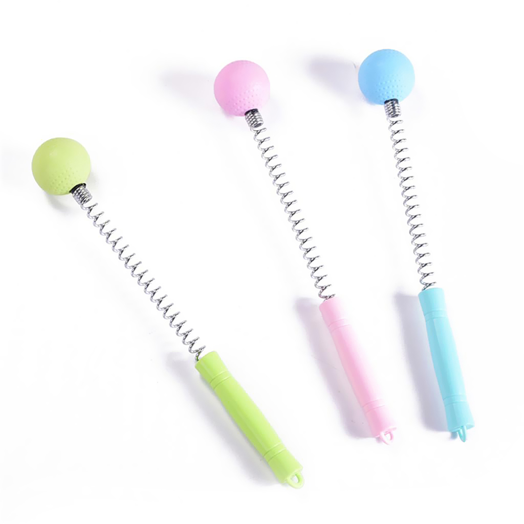 32 cm Golf Spring Massage Ball Fatigue Relief Tool Body Self Knock Hammer Handheld Green / Pink / Blue