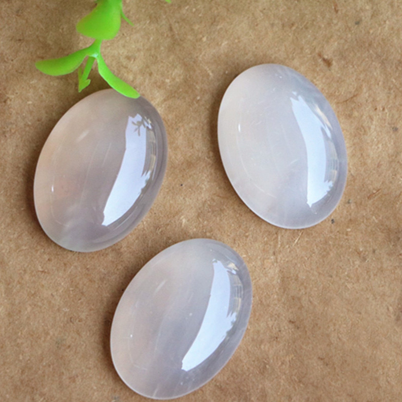 Disque D'agate Polie Avec Support Acrylique - Pierre Précieuse De Guérison, Décoration Brésil