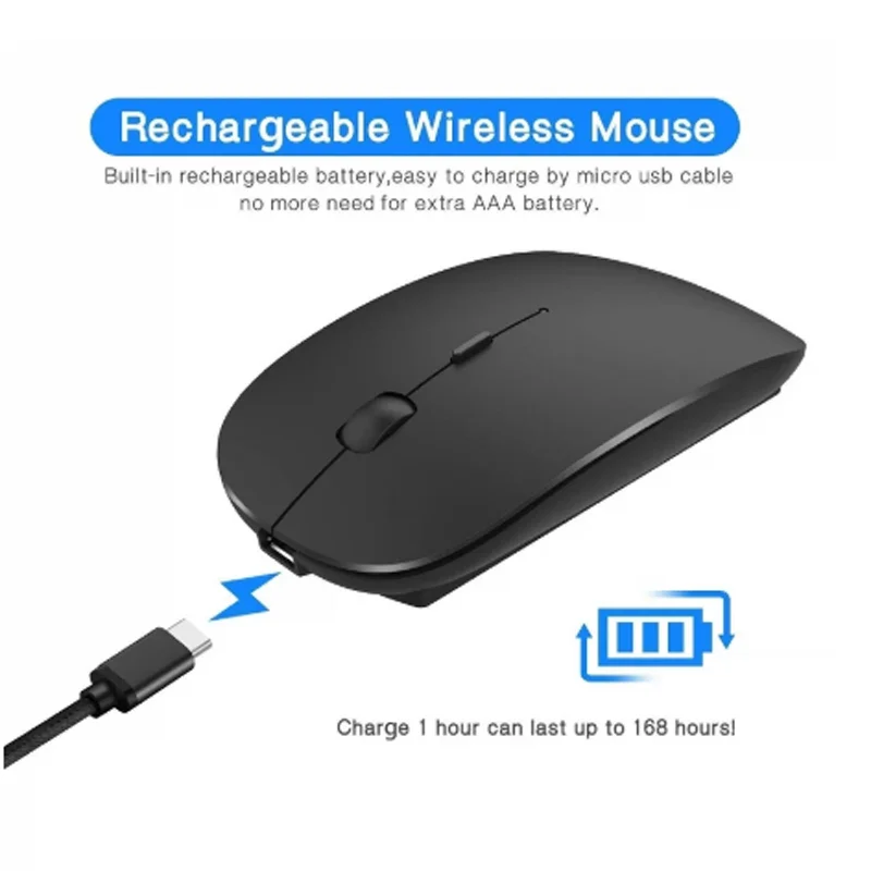 computer mouse gaming Wirelesss Mouse Rechargeable Bluetooth Mouse For Laptop iPad phone Wireless Computer Mause Ergonomic PC Macbook Gaming Mouse good wireless mouse