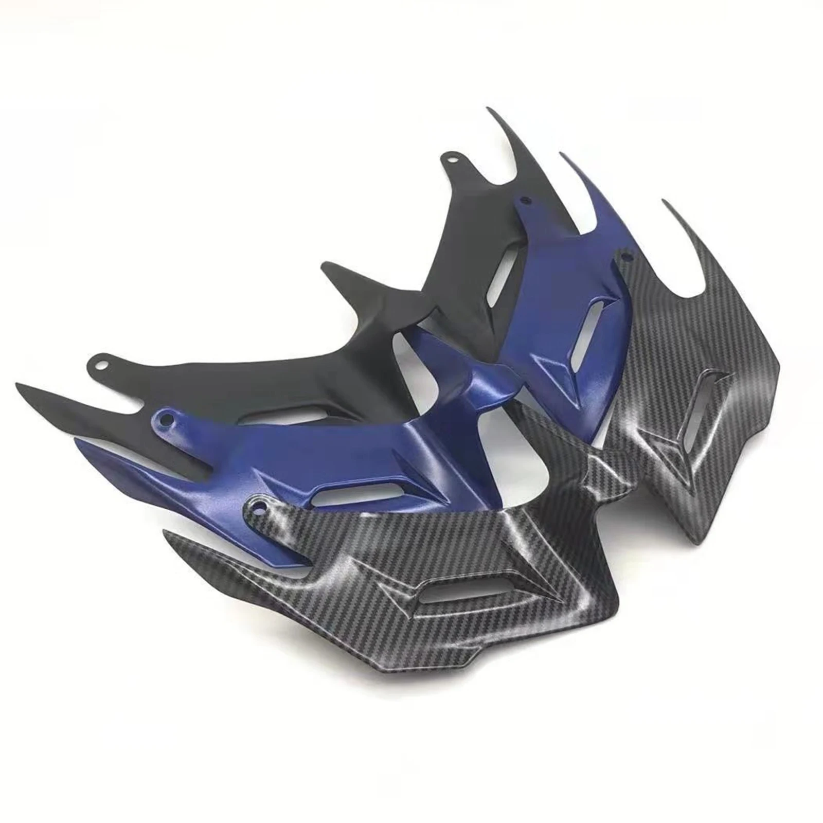 Fairing Aerodynamic Winglets Front Cover for Yamaha YZF R3 R25 2014-2018 Carbon Fiber Style Motorcycle Motorcycle Wind Wing