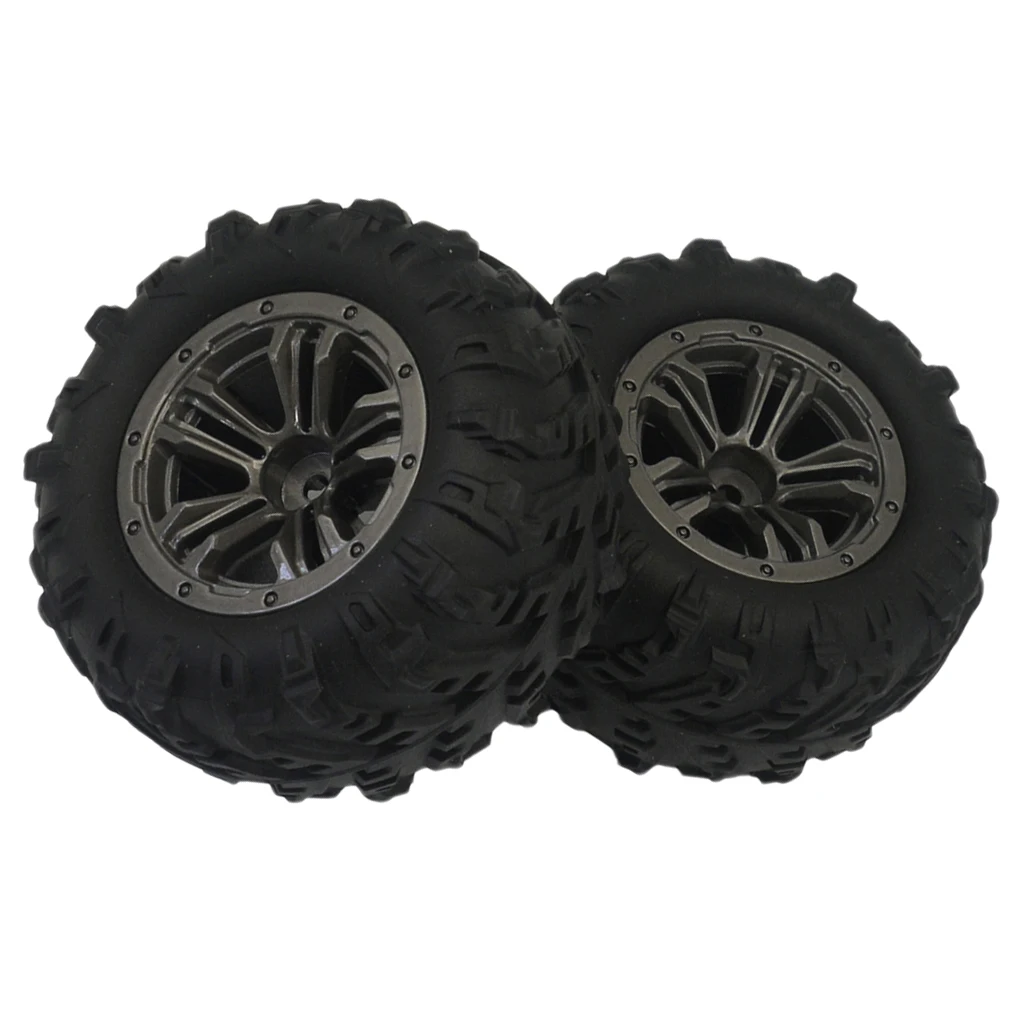 1Pair RC Car Wheel Tyres Parts Upgrade Parts for Xinlehong Q901 Q902 Q903