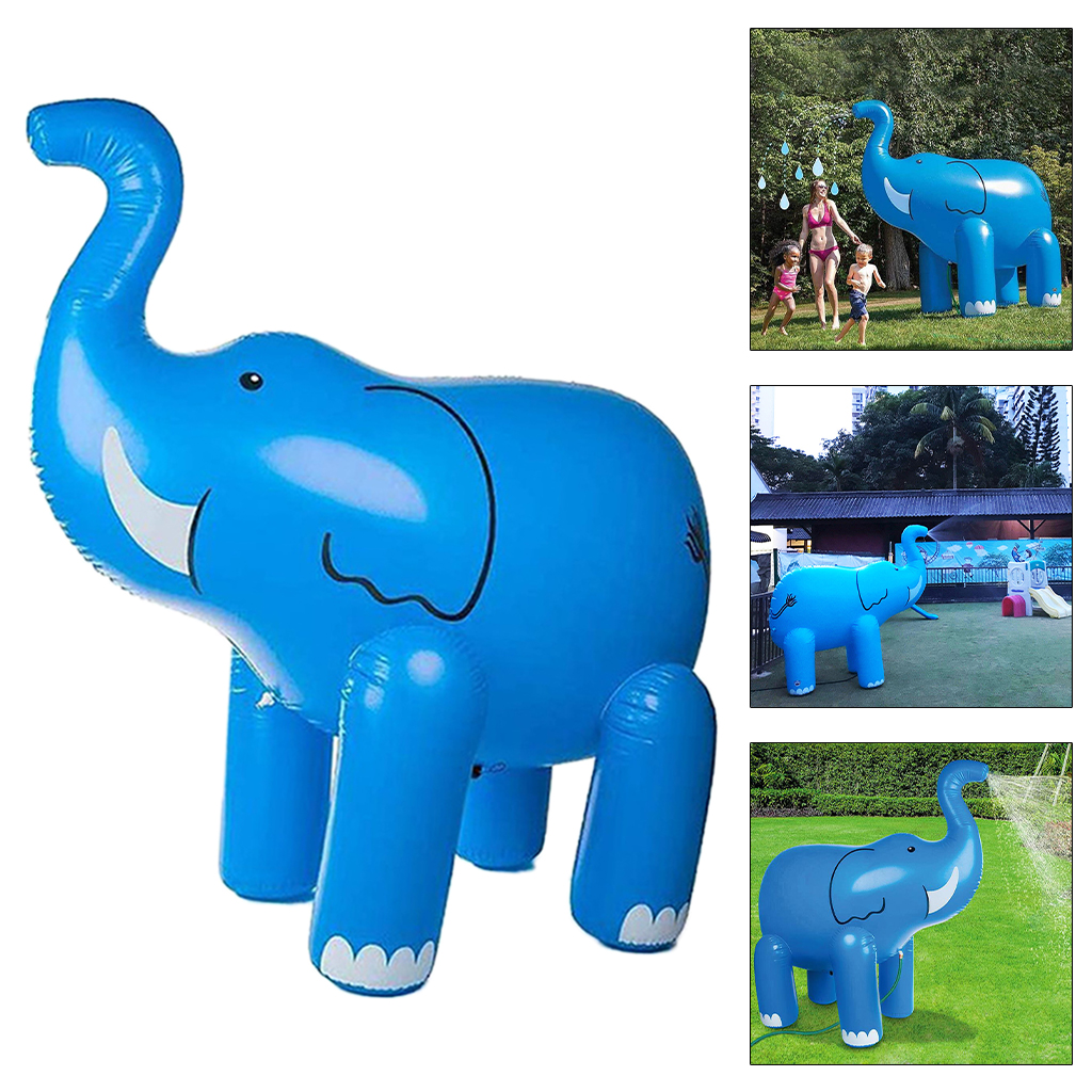 Giant Elephant Inflatable Sprinkler Garden Spray Water Family Toy Outdoor