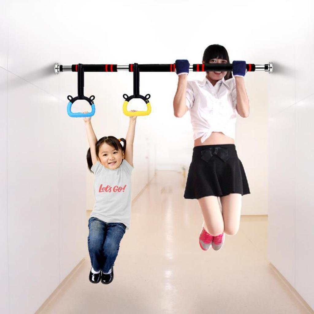 Door Bar Chin-up Bar Assembly Without Drilling for Door Frames 60-100cm, Pull Up