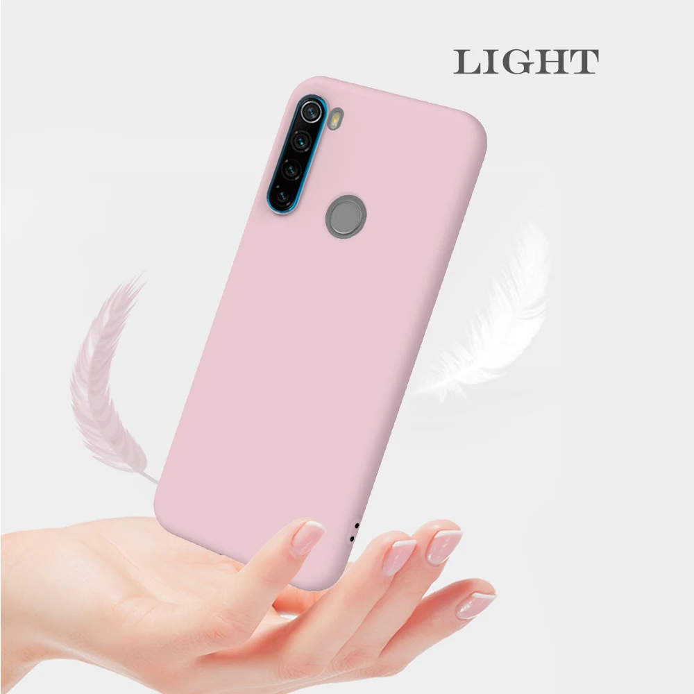iphone waterproof bag Candy Solid Color Soft Silicone Case For Xiaomi Redmi Note 8T 8 7 7A 6 6A 5 Pro Soft TPU Matte Phone Cover For Redmi Note 9 9S cell phone dry bag