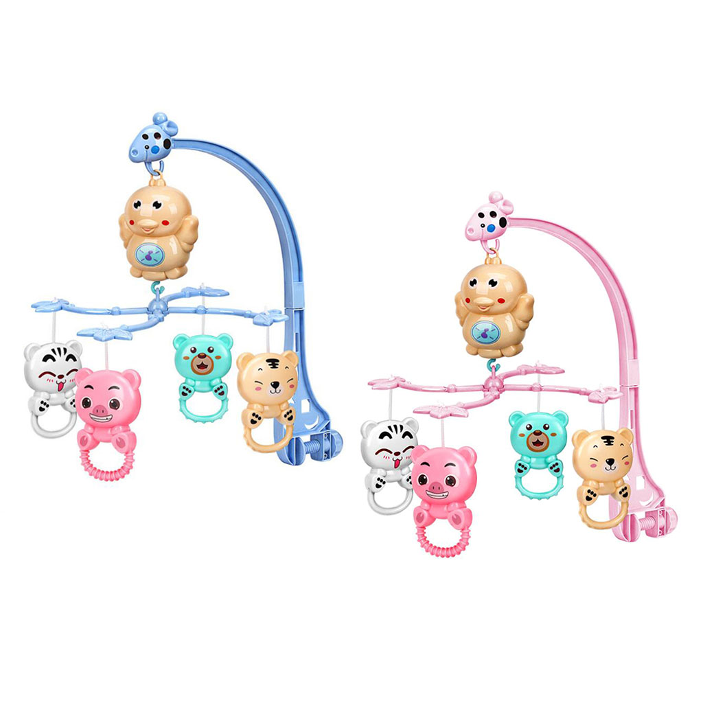Musical Baby Mobile for Crib with Animal Toys Set, Unassembled Kit