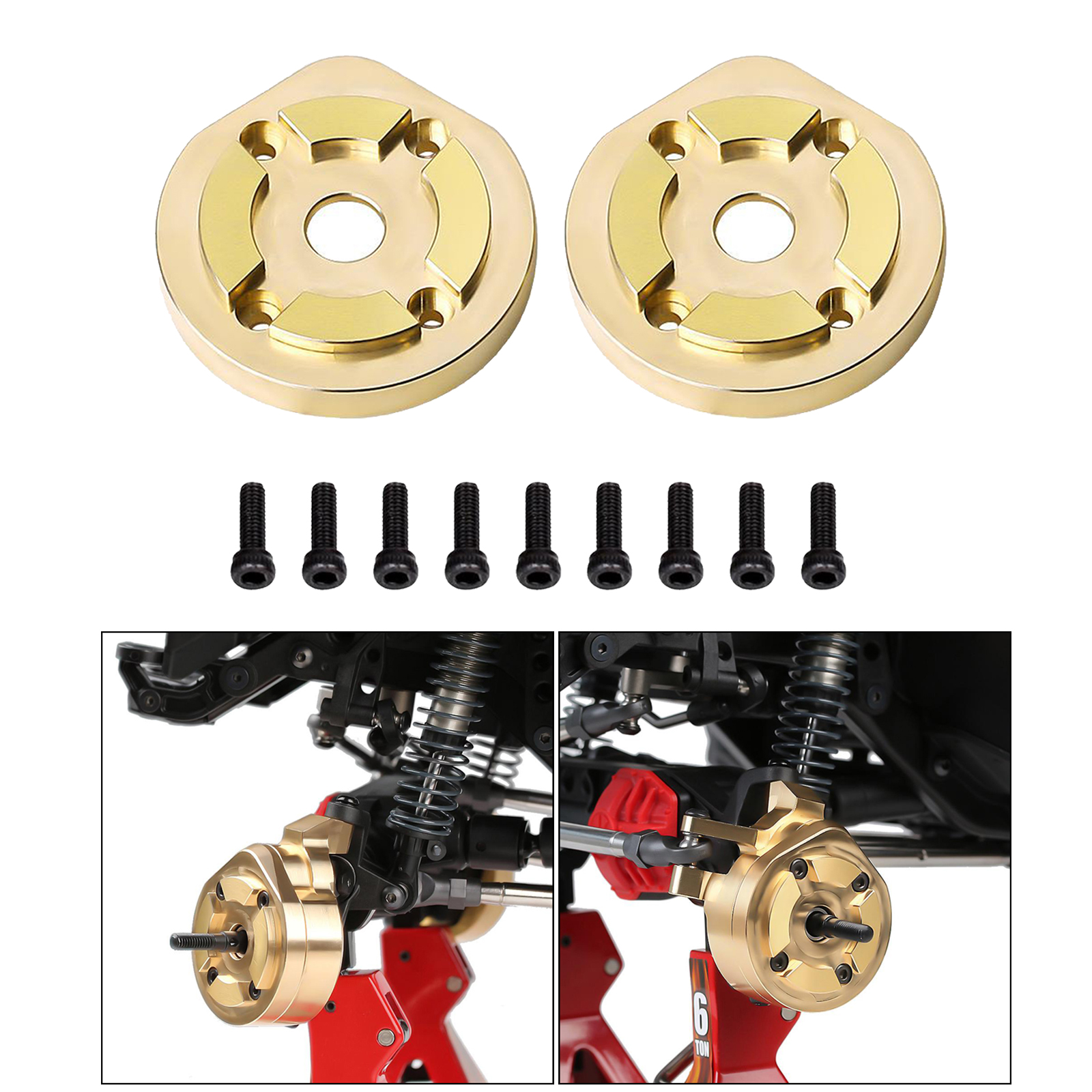 2x Brass Counterweight Balance Weight portal cover Upgrade Accessories