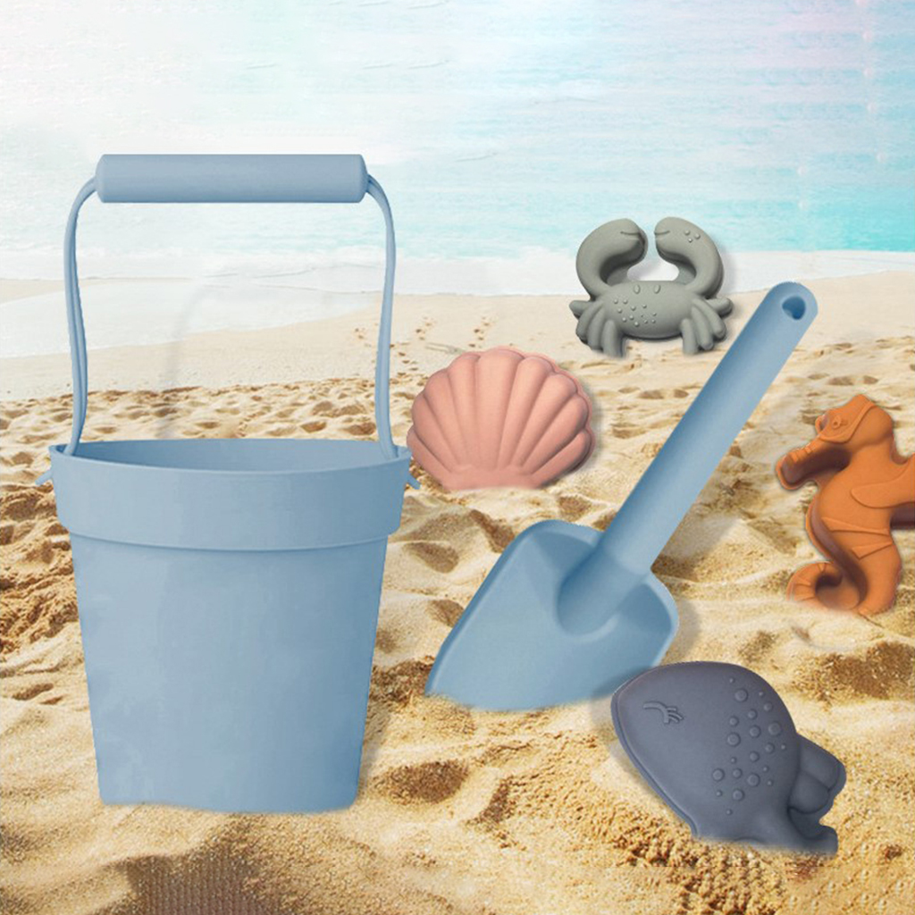 Set of 6 Beach Game Toy, Sandpit Digging Sand Tools, Toddler Summer Sand Toys, Indoor Outdoor