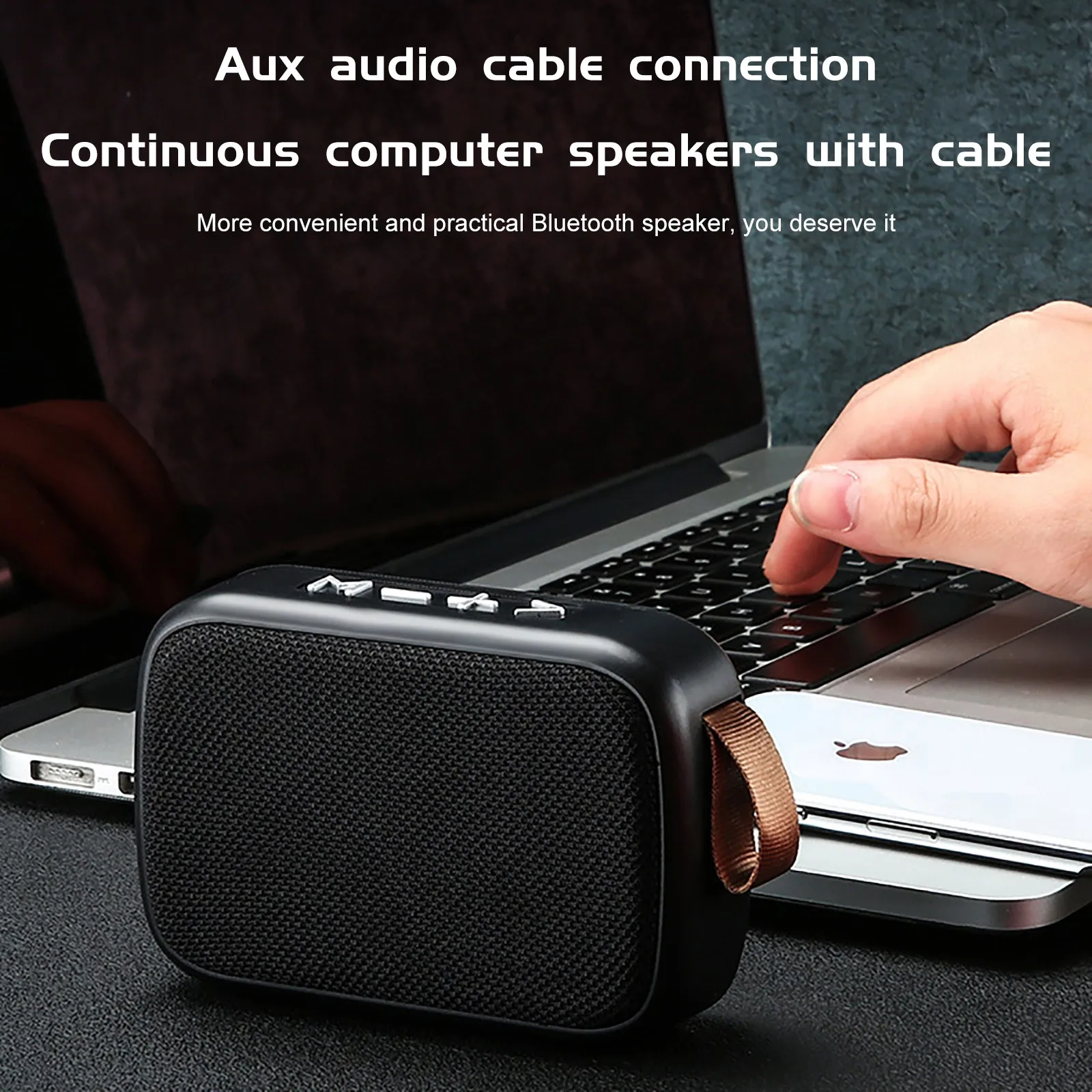 monitor speakers Portable Wireless Bluetooth Stereo SD Card FM Speaker Bluetooth Speaker Portable Bluetooth Speaker For Smartphone Tablet Laptop ion bluetooth speaker
