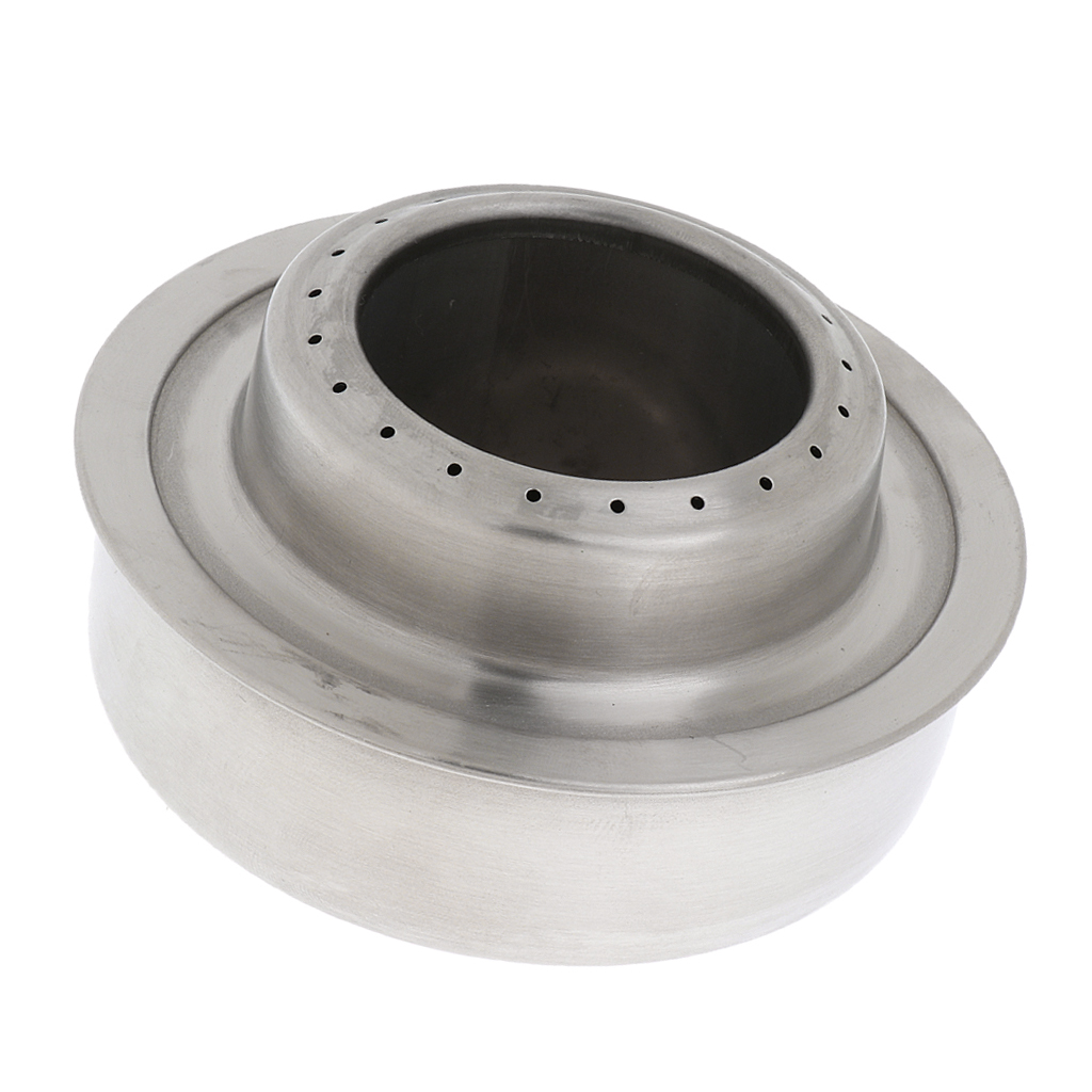 Mini Stainless Steel Alcohol Spirit Stove Camping  Cooker Burner