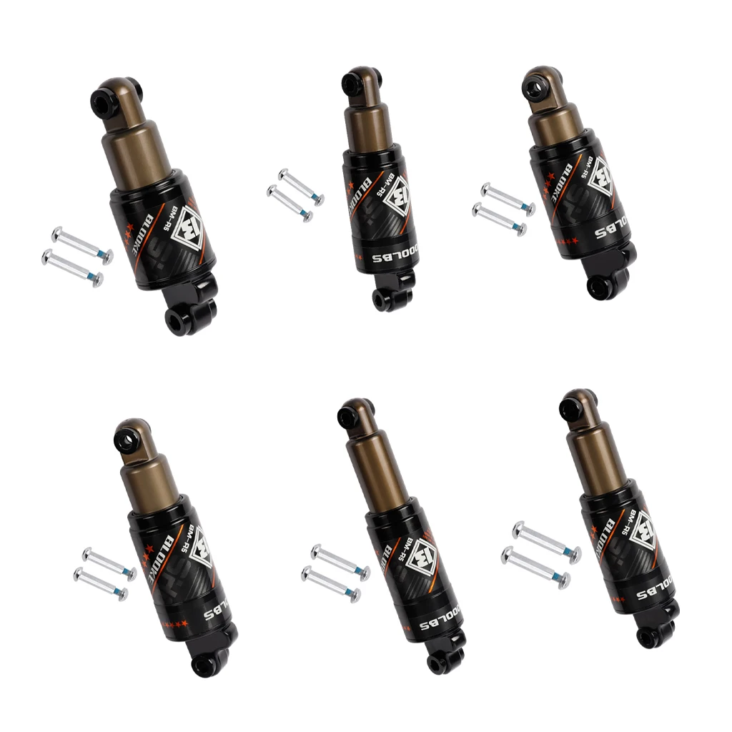 Bike Rear Shock Absorber 120mm 125mm 150mm 165mm 190mm Mountain Bicycle Damping Shocks Cycling Shocking Accessories Absorber