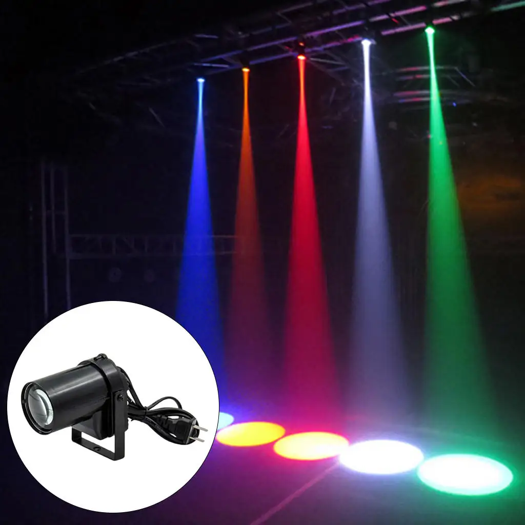 Mini Beam Light Disco Ball Lights High Bright Performance Light Pinspot Light for Club Party Dance Floor Family Gathering Decor