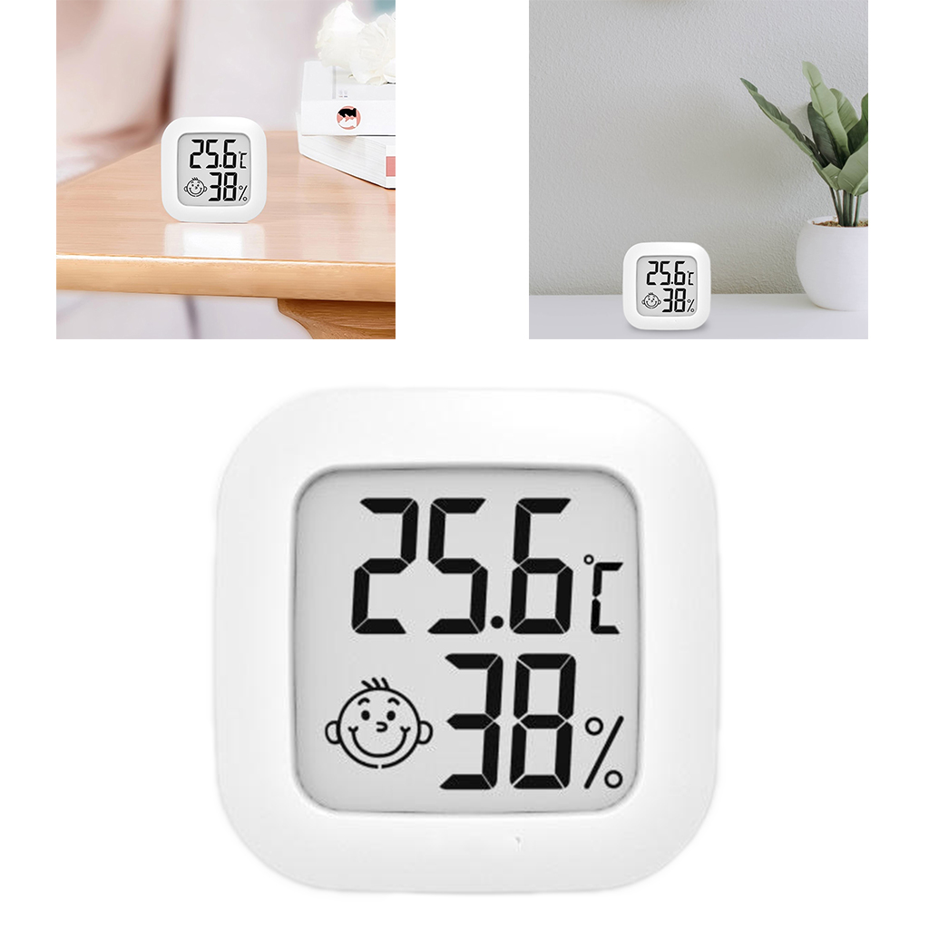 Digital Indoor Thermometer Hygrometer Travel Room Temperature Humidity Meter
