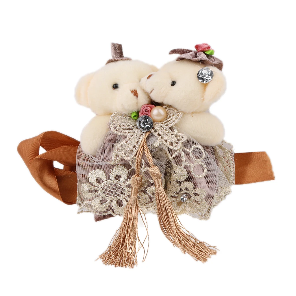 Delicate Cute Little Bear Curtain Tassel Tieback For Wedding Room Decoration 