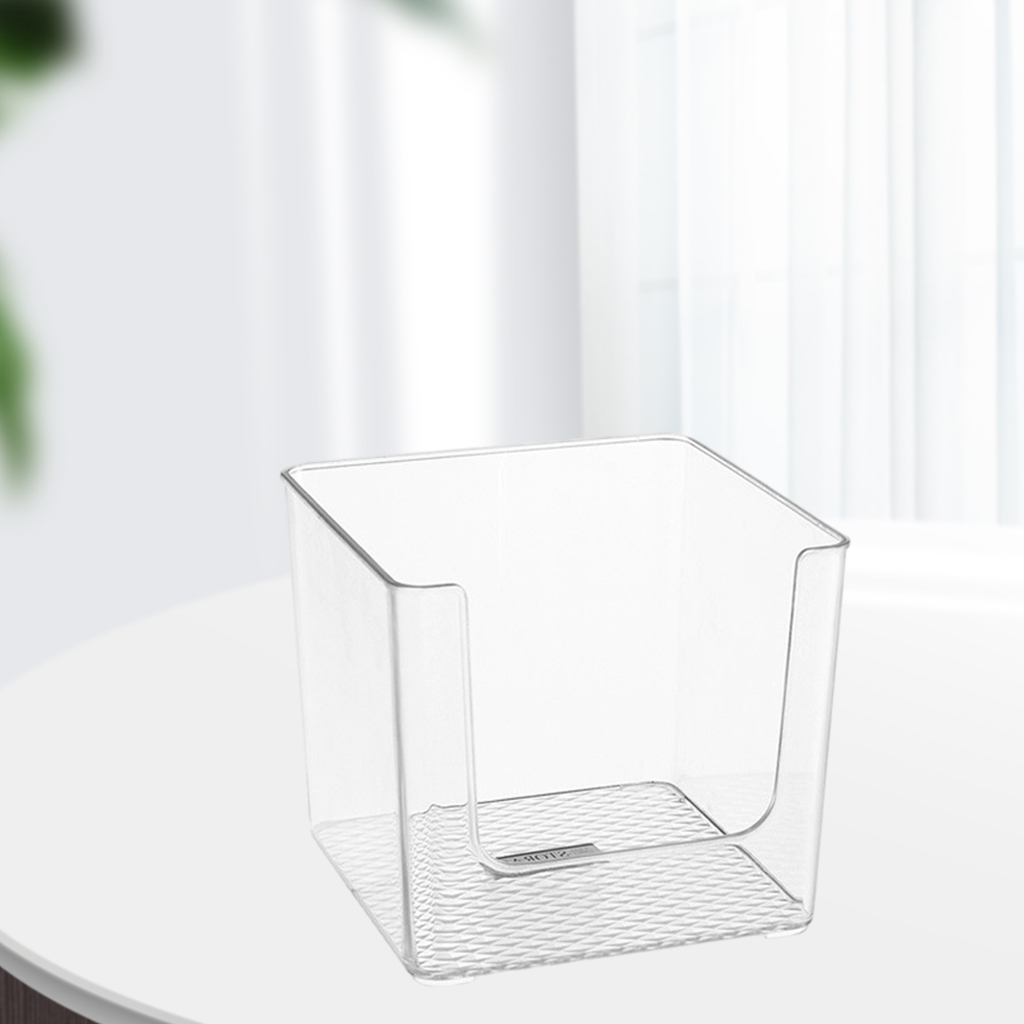 Plastic Kitchen Pantry Cabinet, Refrigerator or Freezer Food Storage Bins Organizer for Fruit, Yogurt, Snacks, Pasta