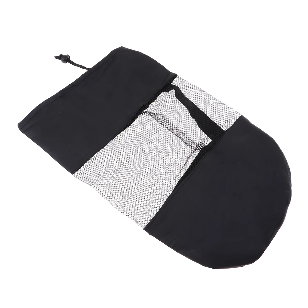 Yoga Bag with Drawstring Closure Yoga Accessories Pilates Pad Bag Yoga Shoulder Bag Mat Carrier Black