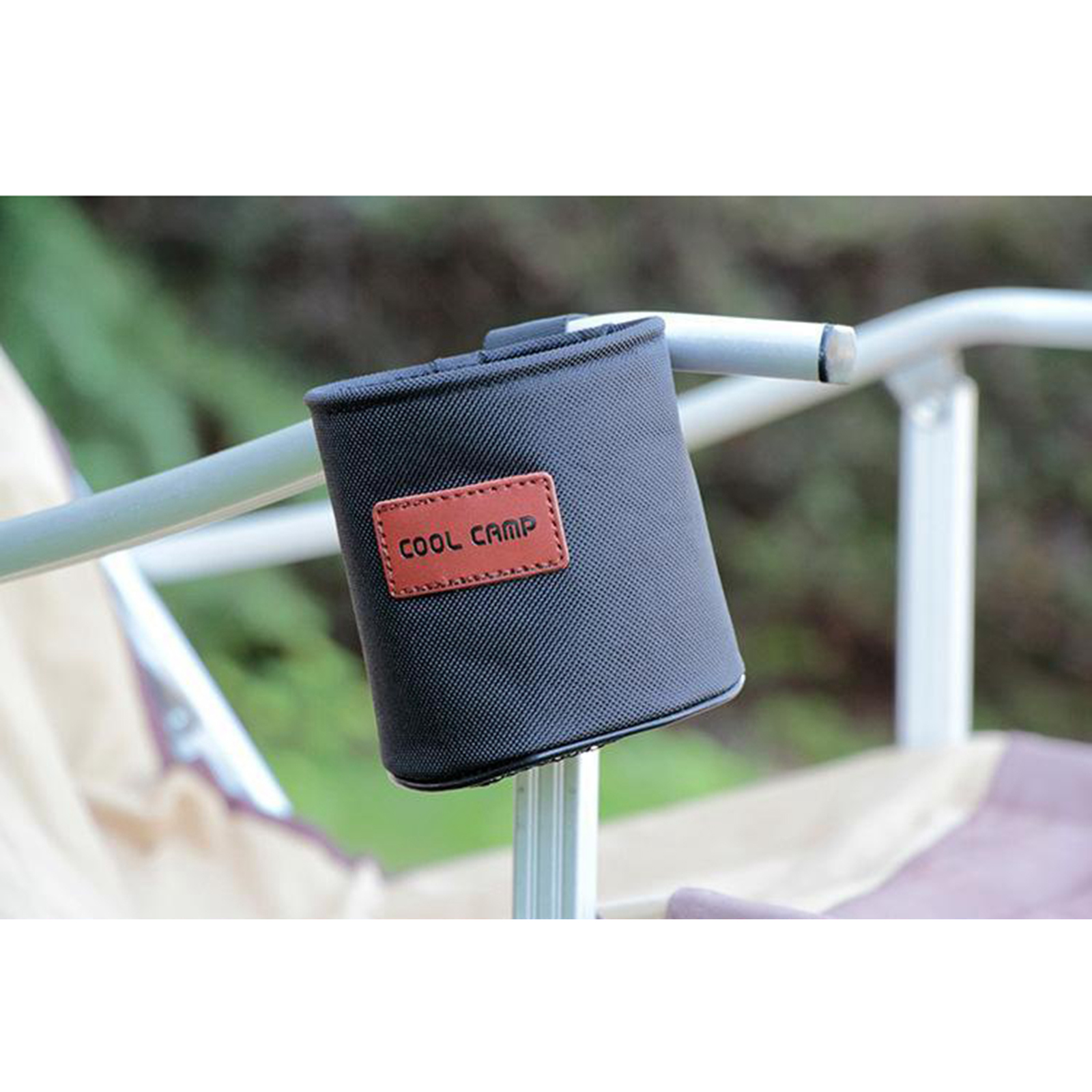 Outdoor Water Cup Holder Cover Water Bottle Mount Chair Side Storage Bag