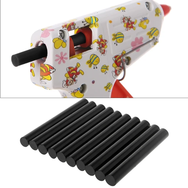 5-100pcs 7mm Hot Glue Stick Black Hot Melt Adhesive DIY Tools Glue Gun  Silicone for Hot Gun for Kitchen Faucets Bathroom Items - AliExpress