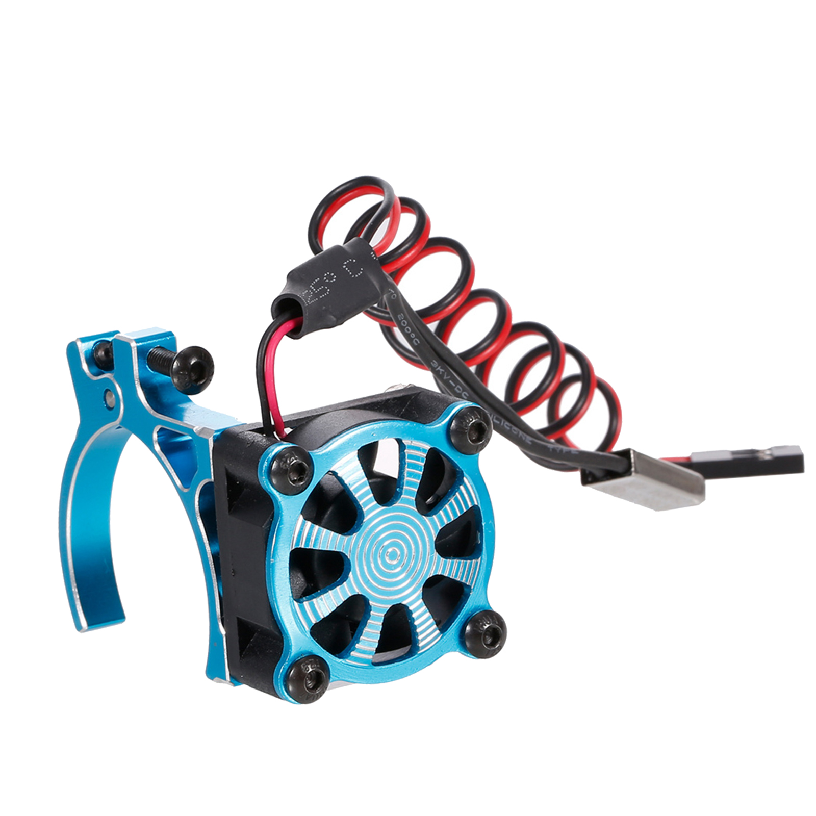 Heat Sink High Speed Cooling Fan for 1/8 1/10 RC Car Racing Car Replacement