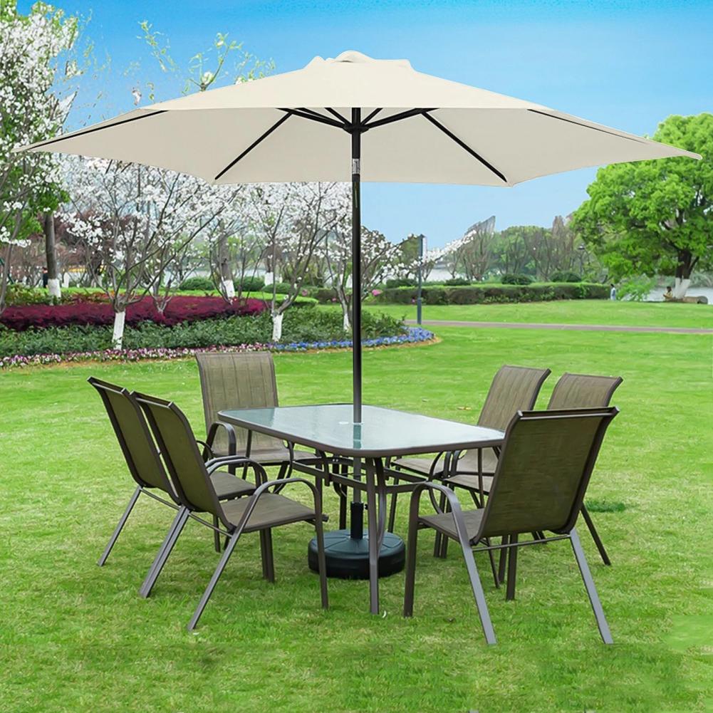 poliéster anti-deform parasol dossel capa para jardim ao ar livre suprimentos