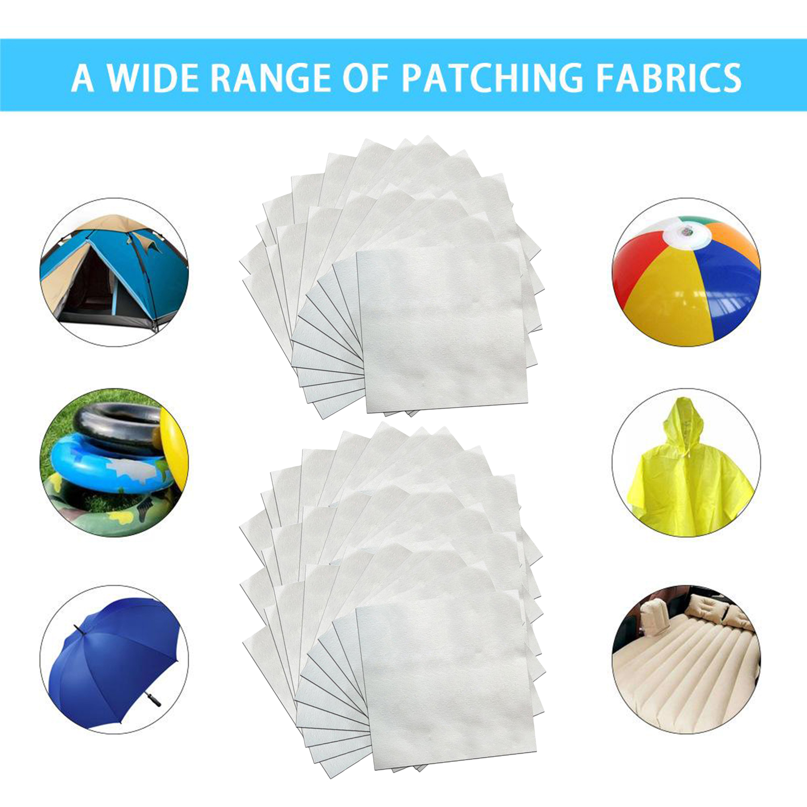 20/30x Pool Repair Patch Inflatables Puncture Tape Tent Leak Stops Patches