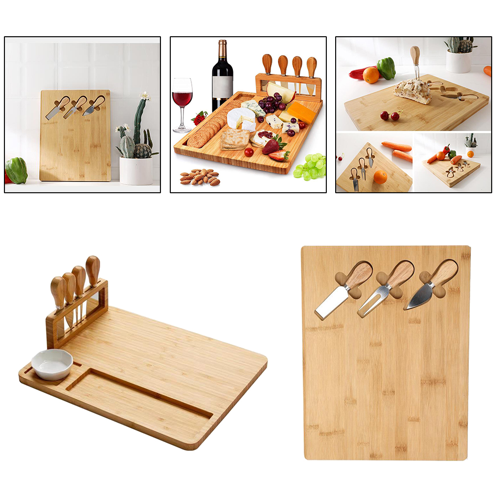 Cheese Board Set Platter Serving Board for Wedding Kitchen Accs Unique Gifts