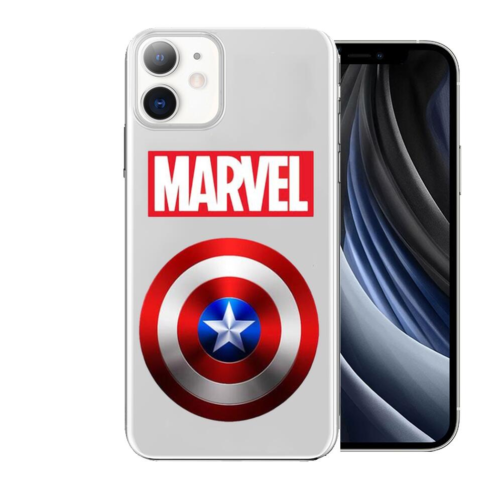 Прозрачный чехол для телефона в стиле аниме с логотипом Marvel Мстители для  iphone 11 pro max, чехлы 12 8 7 6 s XR PLUS X XS SE 2020 mini | AliExpress