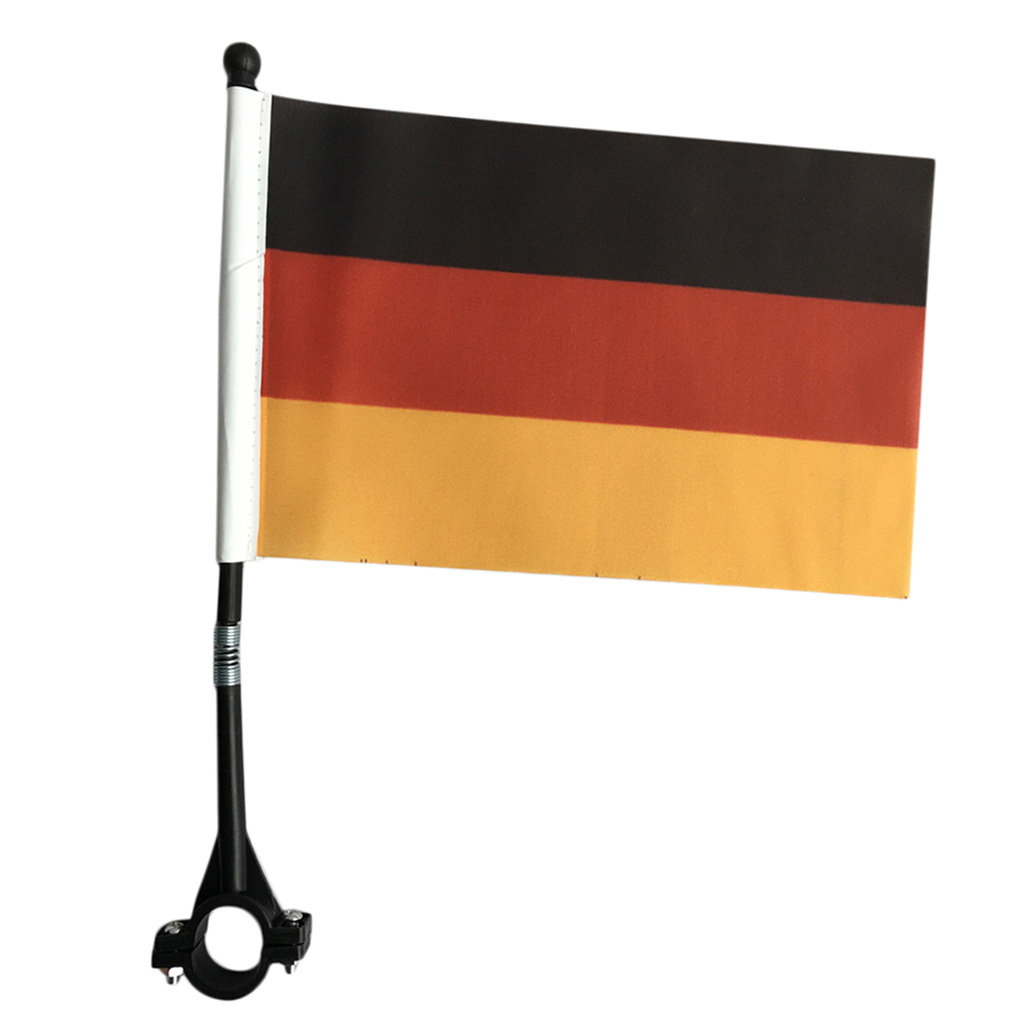 Universal Mini National Flags  for Bike Scooter Motorcycle Handlebars
