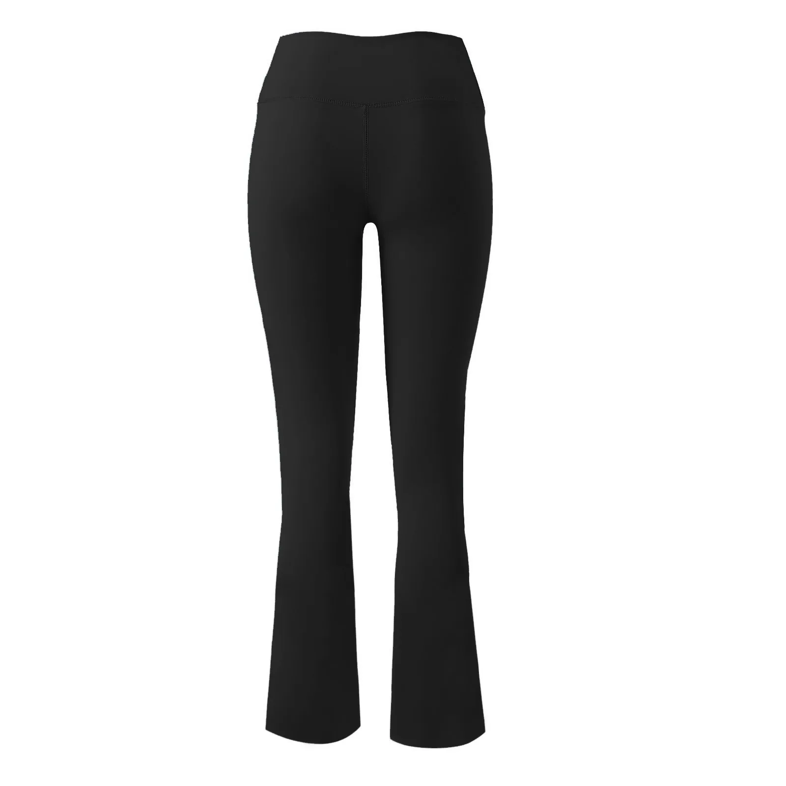 New Women's Fashion Solid High Waisted Flare Pants Workout Slim Leggings Casual Trousers Fitness Flared Leggings Leggins Mujer yoga leggings
