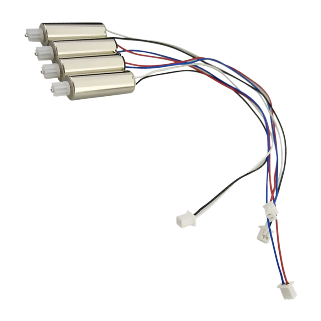4x Replacement Motors and Large Gears and Pinions For E58 S168 JY019 UAV Four-axis Aircrafts