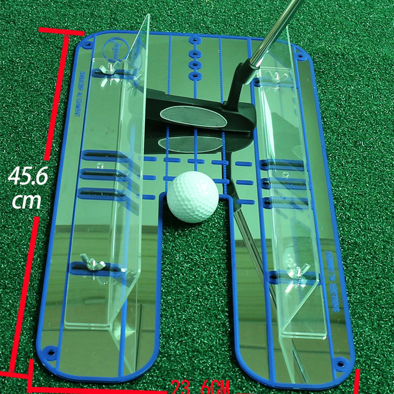Golf Putting Mirror Portable Golf Training Aid Trainer Practice Supplies