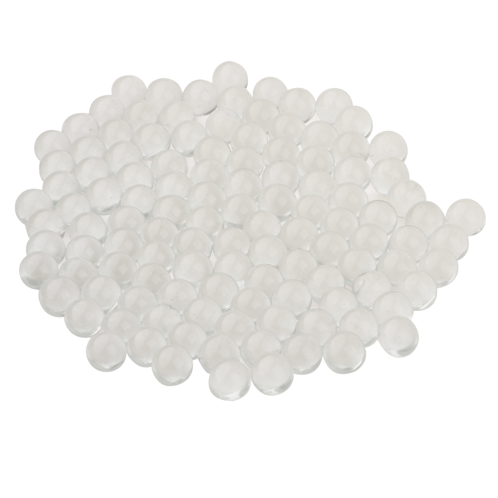 100x 13mm Fun Glass Marbles Balls Run Chinese Checkers Marble Solitaire Toys