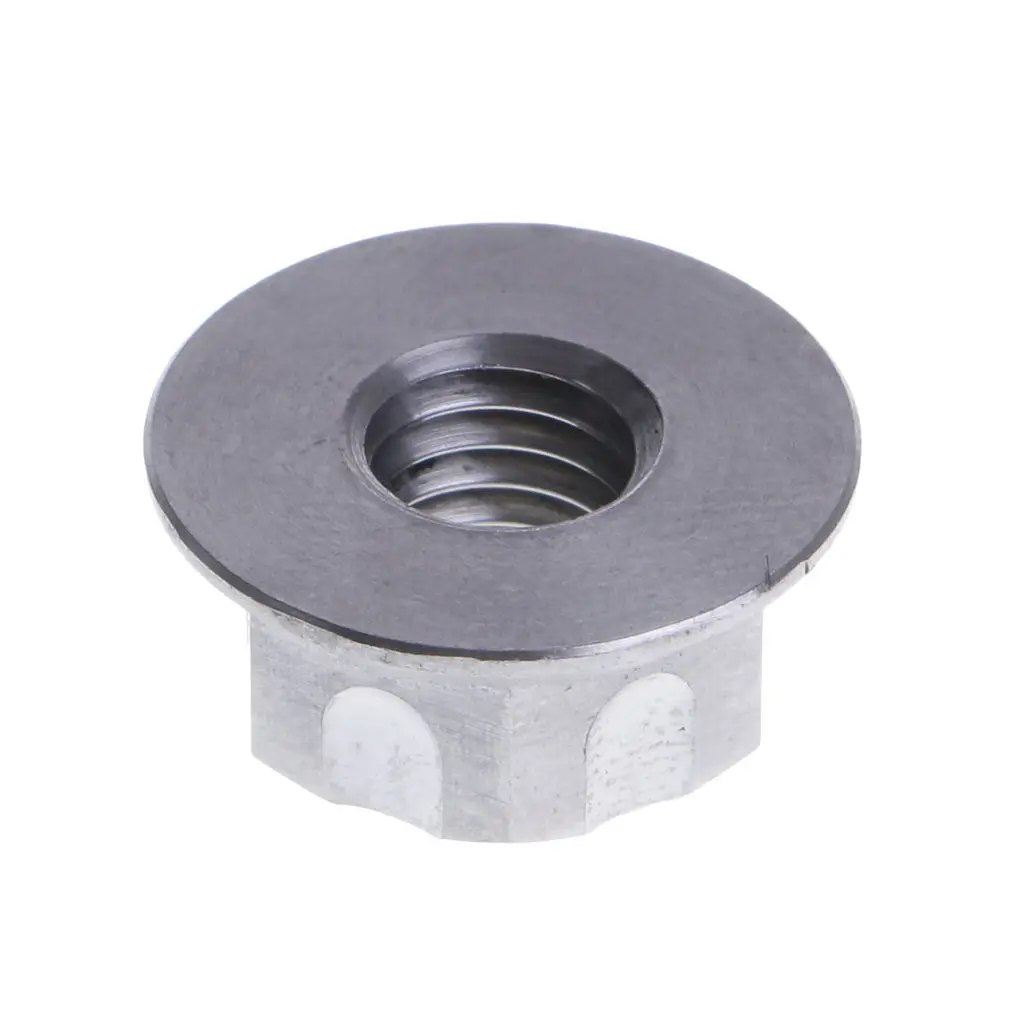 Titanium Ti Hex Flange Bolt Nut for Motorcycle Bike Bicycle - Choose Size