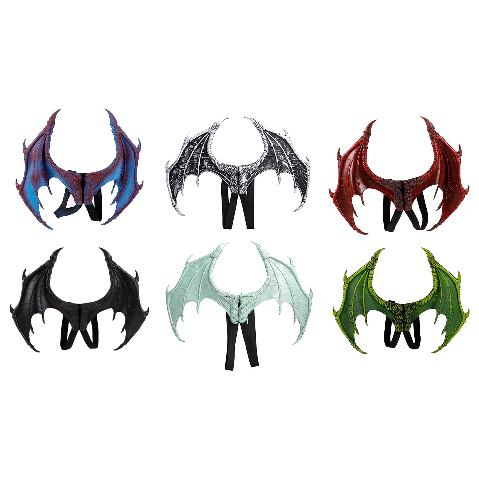 3D Halloween Dragon Wing Carnival Party Dressing Costume Props Dinosaur Fancy Dress Accessory Masquerade Wing for Adults Teens