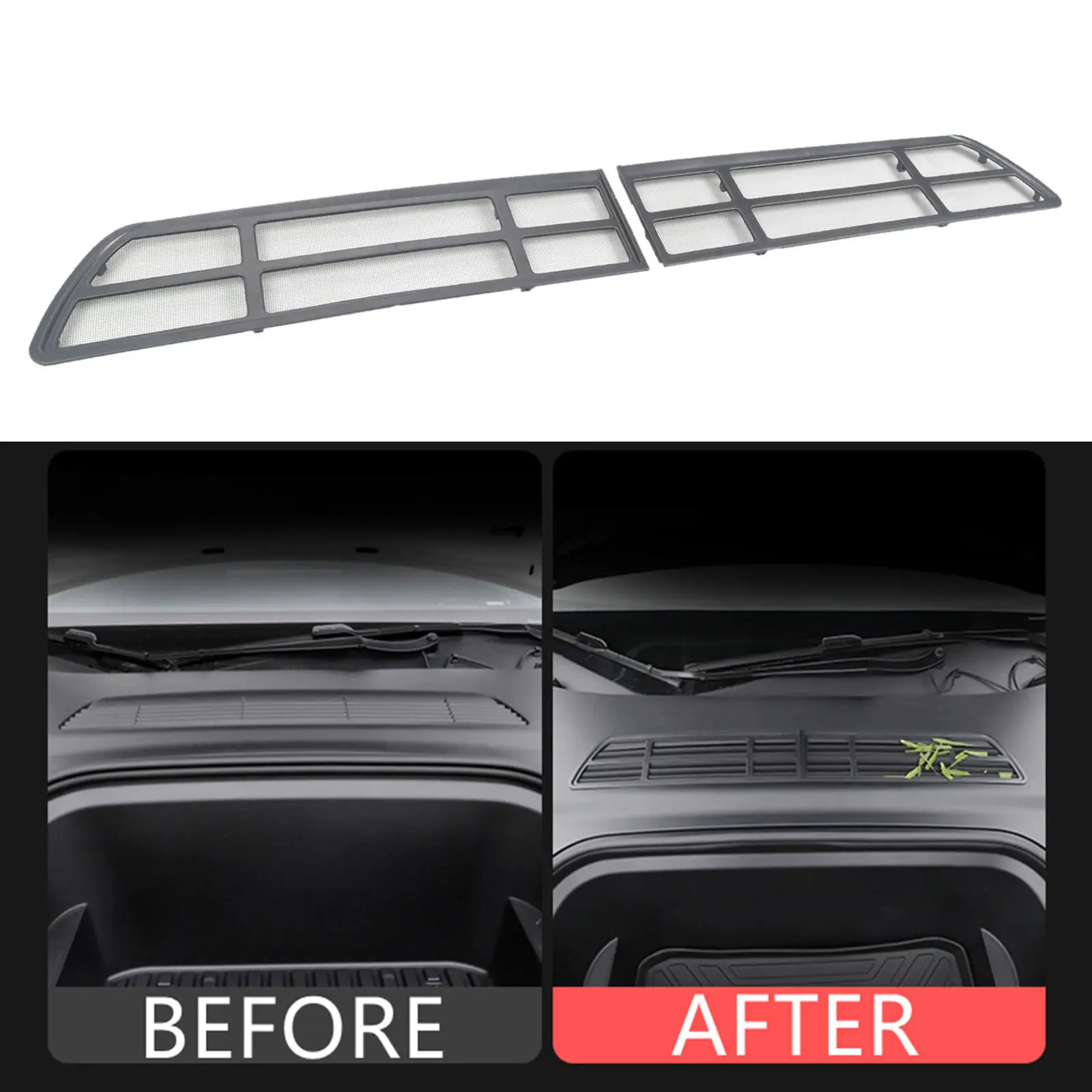 Air Flow Vent Intake Protection Cover for Tesla Model Y, Simple Installation