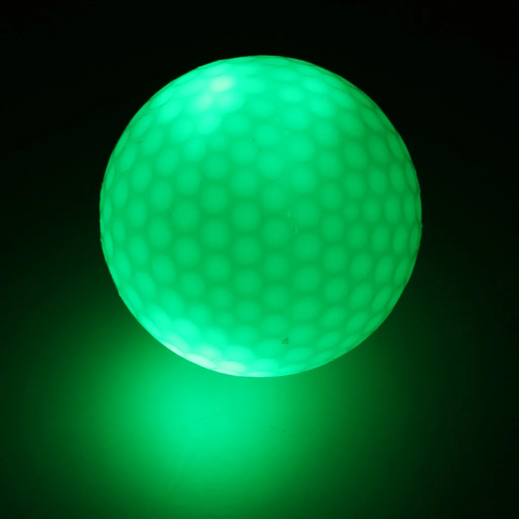 Colorful LED Light Up Golf Balls Night Golf Ball Official Size Weight Glow In Dark Perfect for Golf Long Distance Practice