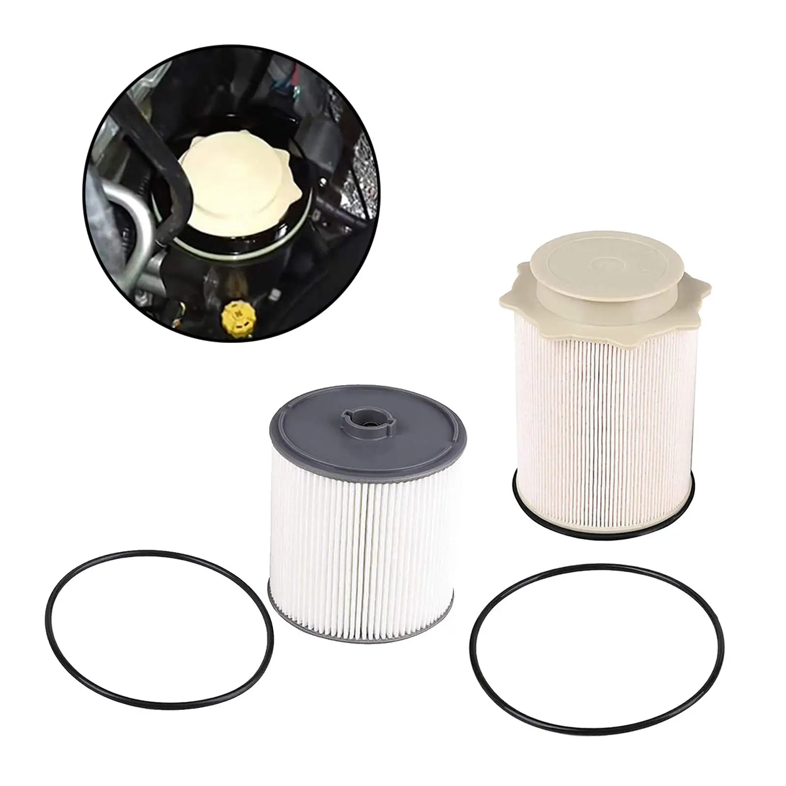 Oil Filter Water Separator Set 68436631AA for Ram 3500 4500 5500 2019 2020 6.7L Engines Replacement 68157291AA Accessories