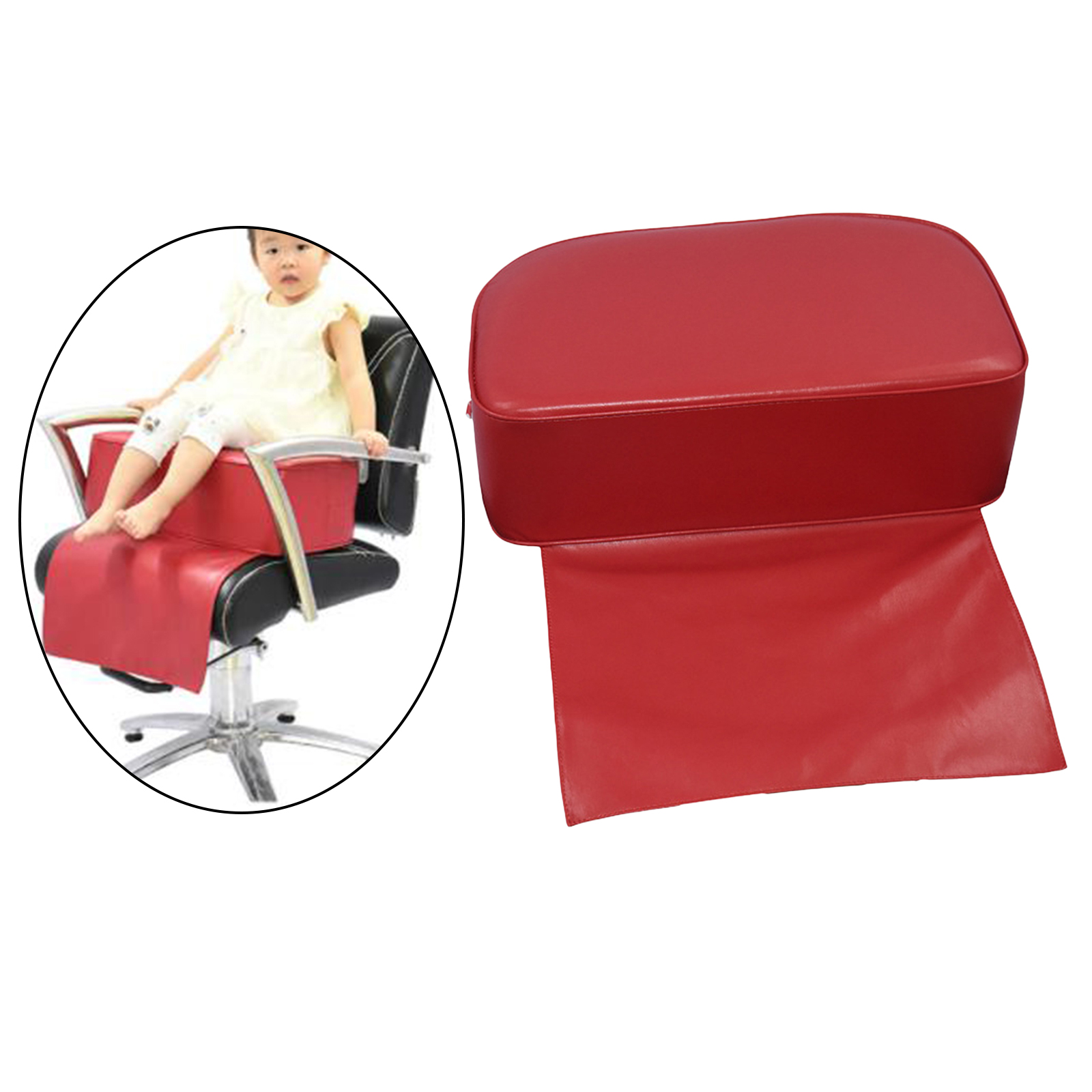 Soft Barber Booster Seat Cushion Spa Heightening Seats for Kids Barber Chair Hair Salon Cutting Styling Equipment