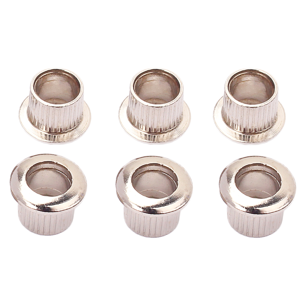 6Pcs Metal Guitar Tuner Conversion Bushings Set for Vintage Guitar DIY Parts