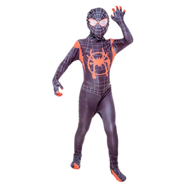 4-13Y Boy Spiderman Costume Kids Peter Parker/Venom/Black Panther Jumpsuit  Cosplay Mask Set хэллоуин одежда косплей костюм - AliExpress