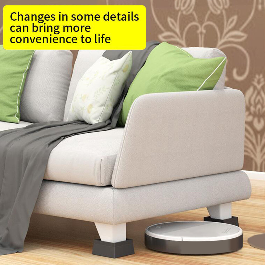 Bed Leg Pads Durable Elevated Strong Bearing for Home Furniture Office Desk