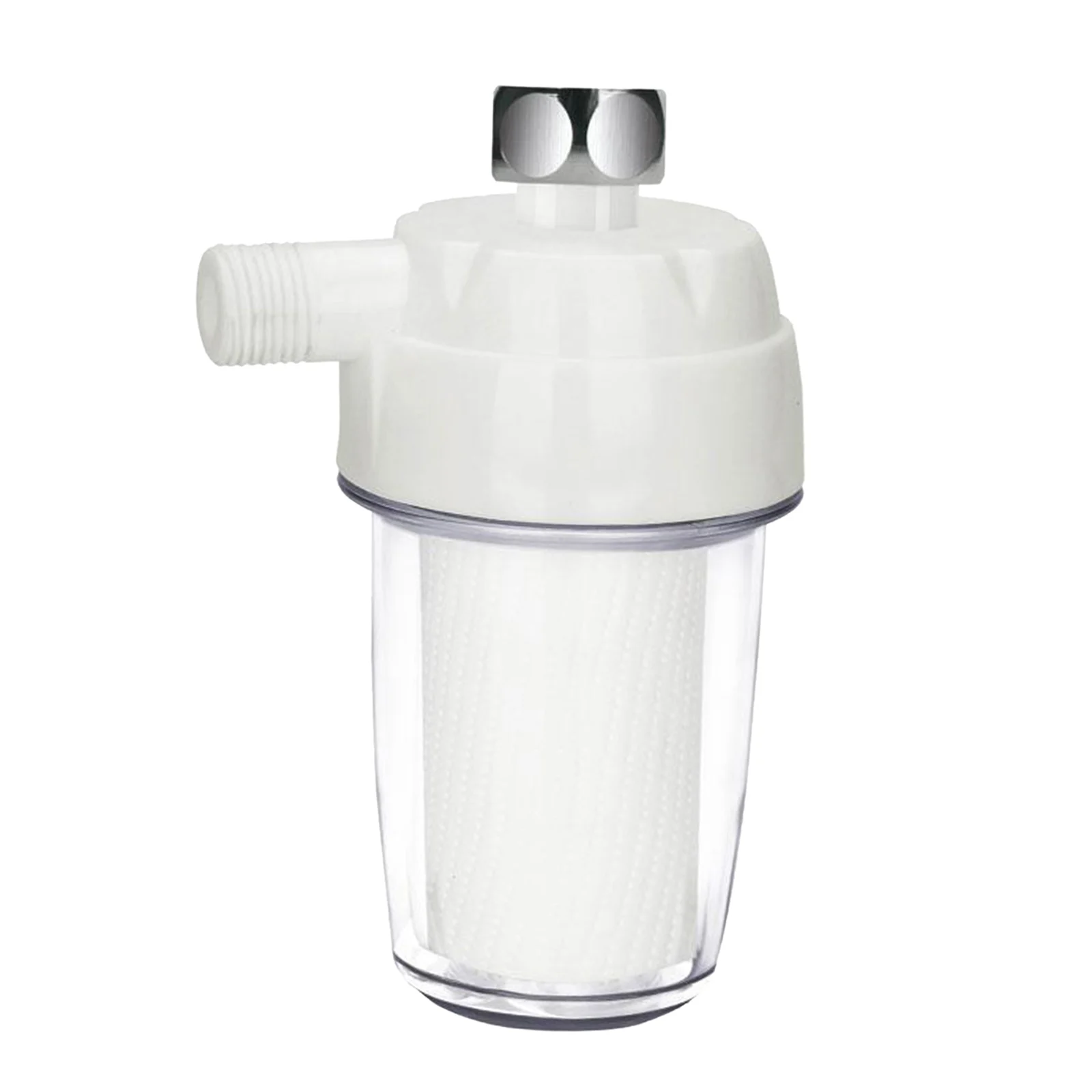 Multi-stage Universal Shower Water Filter Cartridge Reduces Chemicals & Chlorine White 10x14cm
