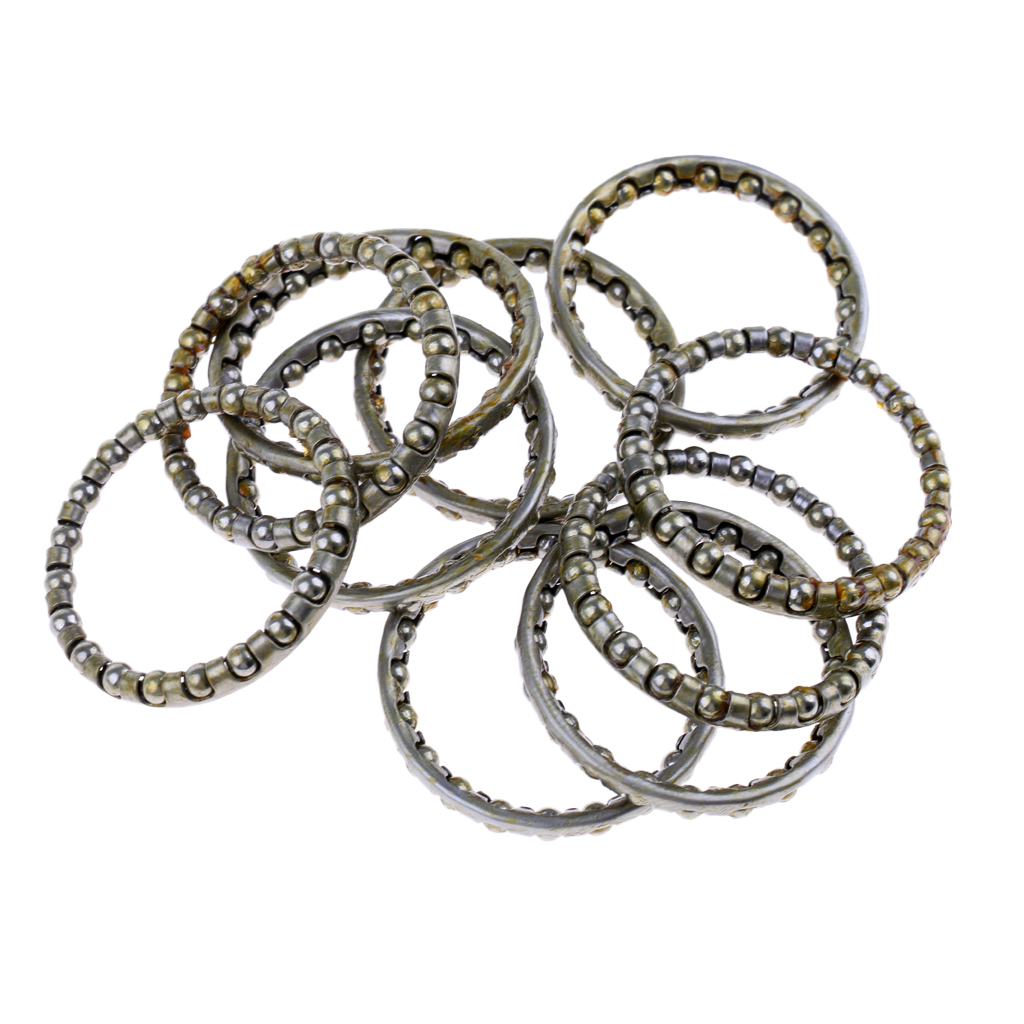 10Pcs Bicycle 33mm/44mm Headset Caged Ball Bearing For MTB Road Bike Cycling