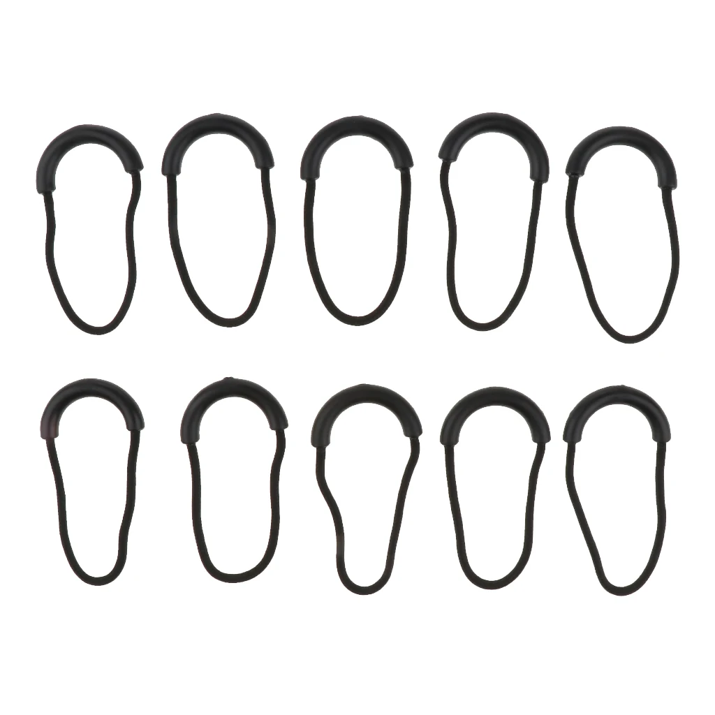 MagiDeal MagiDeal 10 Pcs Strong Zipper Pull Cord Zip Clip for Hiking Backpack Heavy Coats Luggage