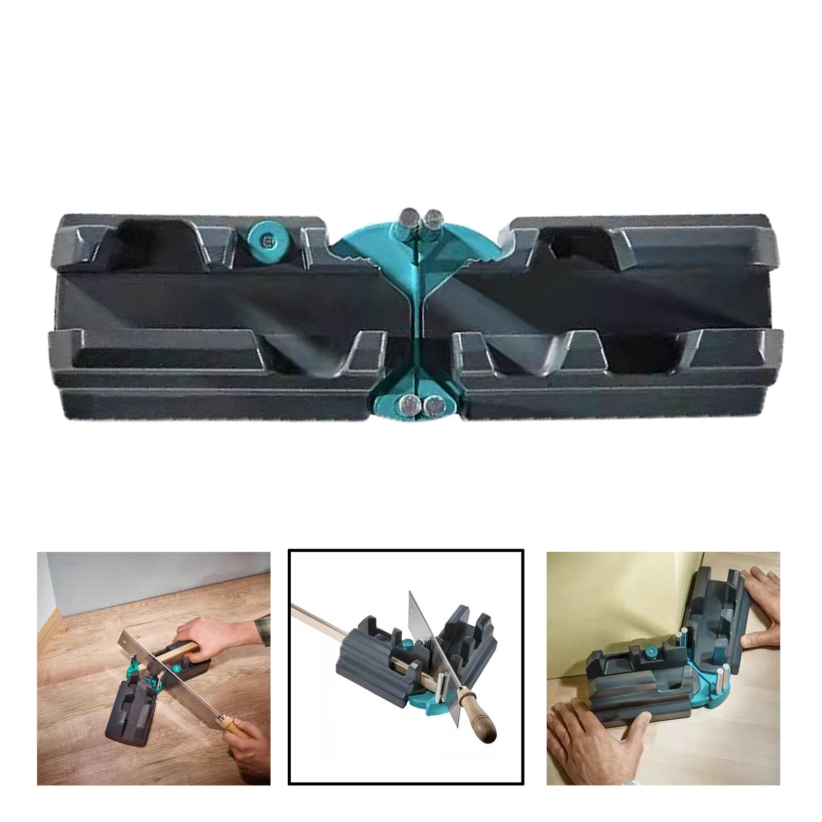 Plastic Bevel and Mitre Box Woodworking Measuring Carpenter Accessories Room Angles Cutting Multi Function Tool Crafts Supplies