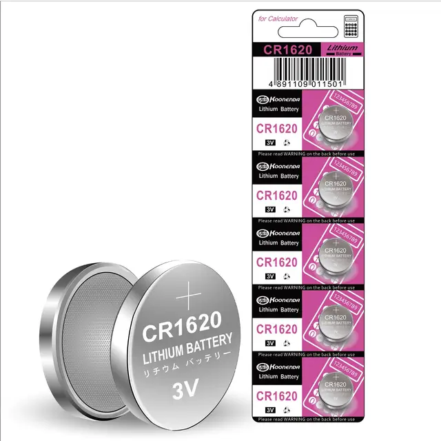 Batterie de bouton de protection de l'environnement  Batterie de pièce de  monnaie de lithium de Cr1620 3v-nouveau 10pcs - Aliexpress